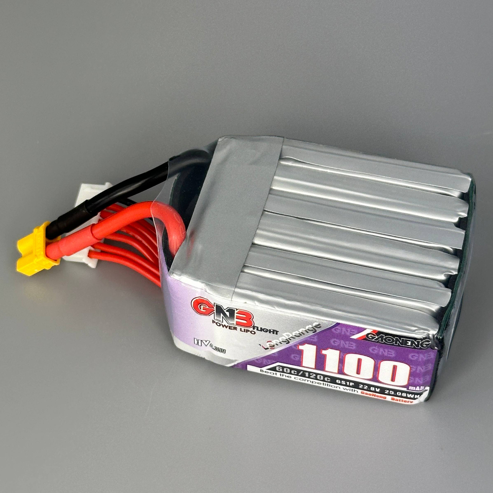 Аккумулятор GNB 1100mah 6S 60C HV