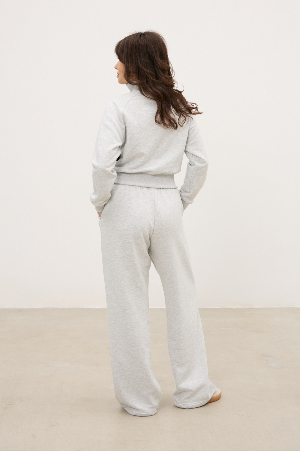 Олимпийка FRANSY, серый меланж