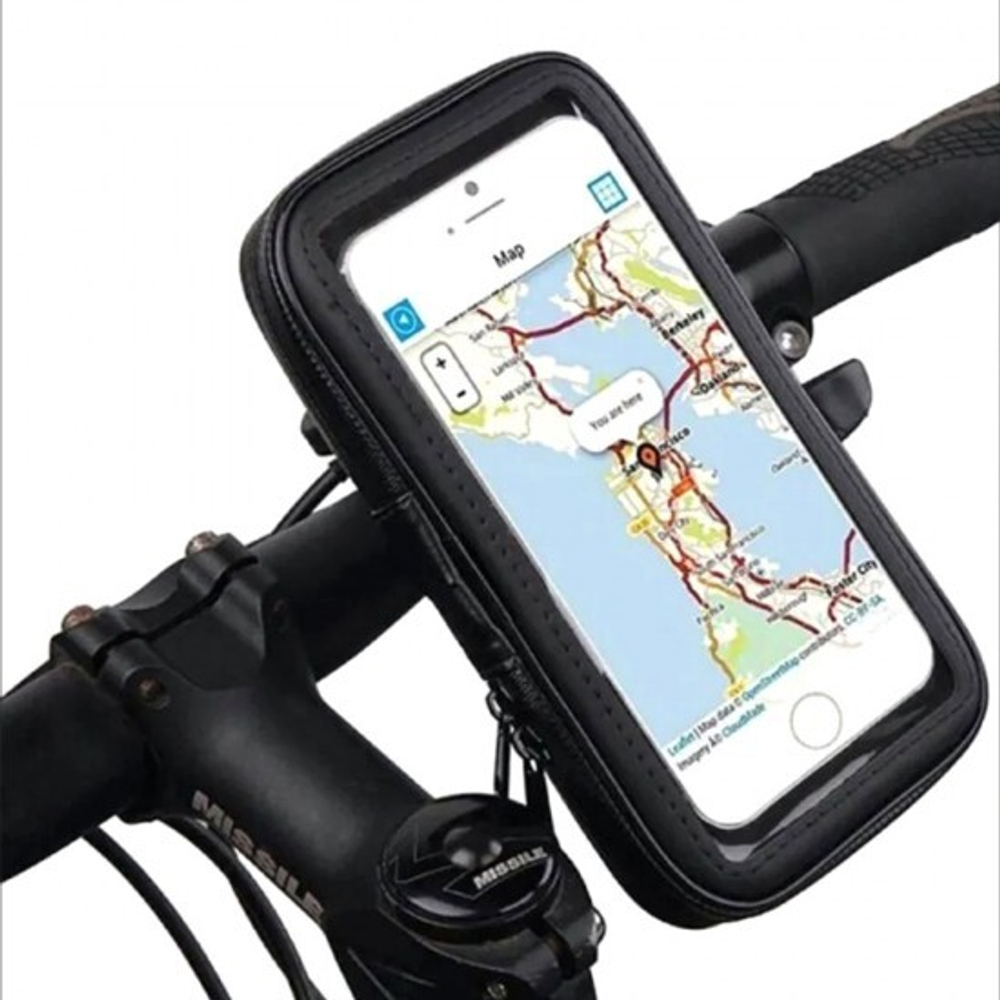 Держатель на руль велосипеда для телефонов до 6.3, 010483