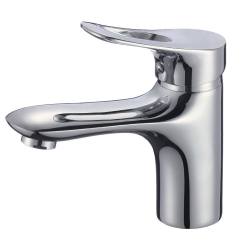 Смеситель для раковины, РМС, корот изл, с картриджем, хром, SL120-001F