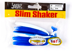 Мягкая съедобная приманка LJ Pro Series Slim Shaker 4in (100 мм), цвет T69, 6 шт