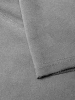 Толстовка Hardlunch Crew с коротким рукавом меланж серая