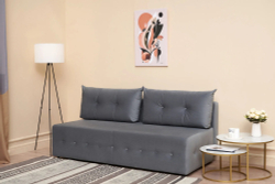 Диван-кровать Икер, спальное место 140х186, велюр, еврокнижка