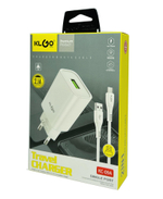 Зарядное уст-во USB+кабель MicroUSB DC5V/2.1A KLGO KC-09A