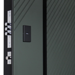 Стальная дверь "Лион" (биометрический замок Smart lock DZ 888). Заказная модель.