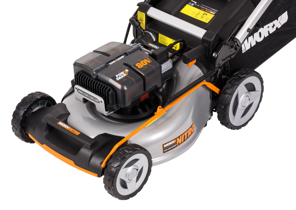 Газонокосилка аккумуляторная самоходная WORX WG761E 80В 51см