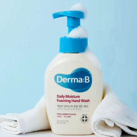 DERMA:B Увлажняющее и гипоаллергенное мыло-пенка DAILY MOISTURE FOAMING HAND WASH (500ml)