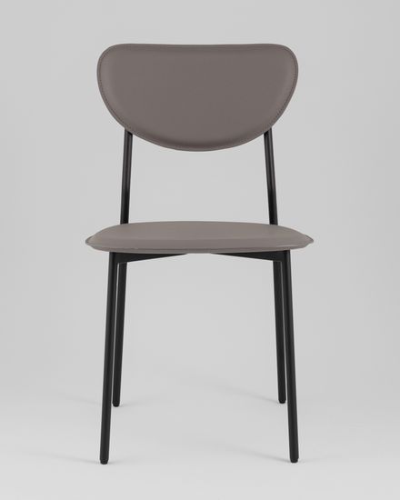 Стул обеденный Minnie серая экокожа