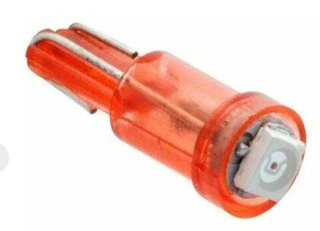 Светодиод 12V T 5   1SMD 3528 RED МАЯК  (без патрона) 12T5-R\1SMD