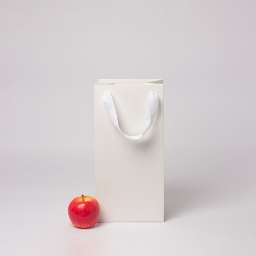 Пакет 17x35x15, белый, лента, картон VIP