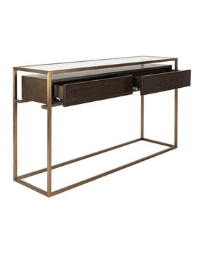 Коричневая консоль с ящиками “Хэйворд”