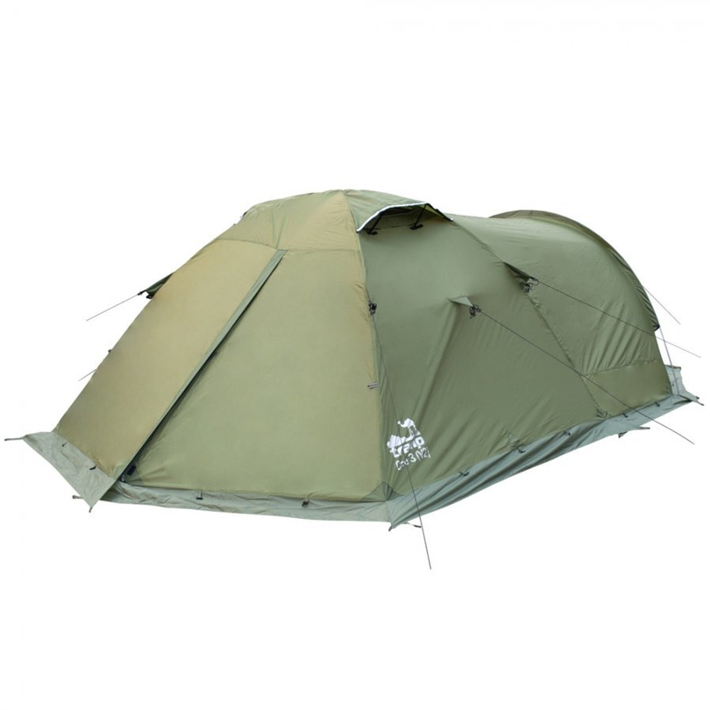 Палатка TRAMP Cave (V2), артикул TRT-21, цвет Зеленый
