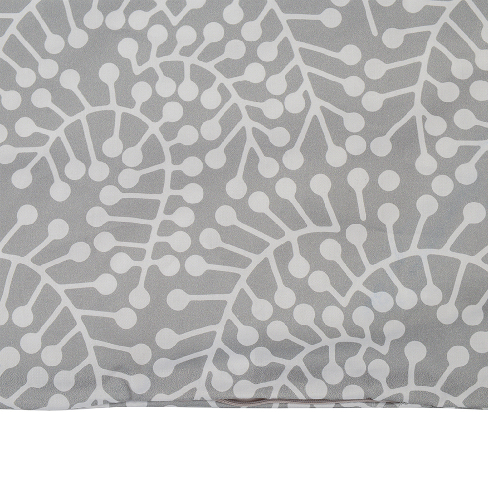 Комплект постельного белья серого цвета с принтом Спелая смородина из коллекции scandinavian touch, 200х220 см