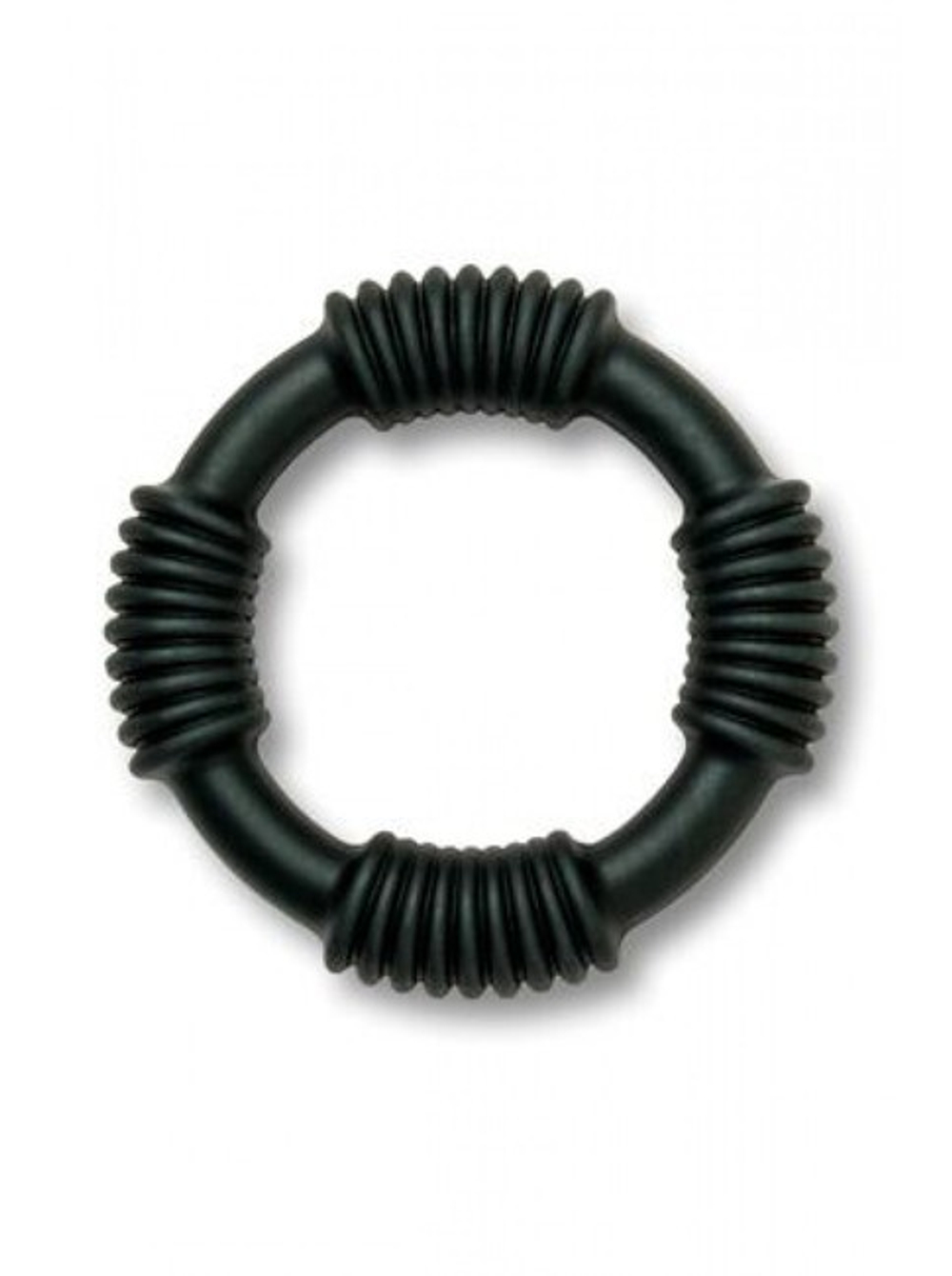Эрекционное силиконовое кольцо на пенис E-Ring (Цвет: черный)