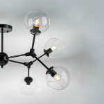 785087 Люстра BETA 8x40W E27 ЧЕРНЫЙ