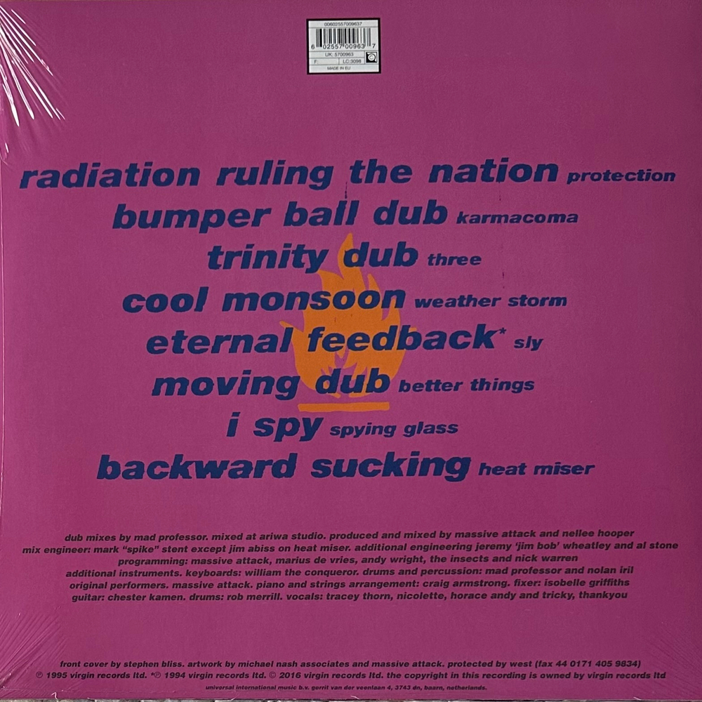 Massive Attack V Mad Professor - No Protection (Европа 2016г.)