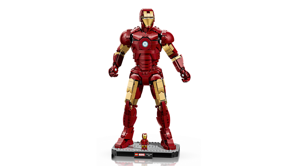 Конструктор Лего Марвел Железный Человек Mark 3 76344 | LEGO Marvel Iron Man MK3 коллекционная модель 1297 деталей 18+