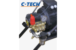Мойка высокого давления C-TECH для грузового автотранспорта (250 бар, до 900 л/ч, 7.5 кВт) профессиональная мобильная в комплектац