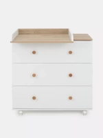 Комод RANT "ELSA" 80 см 3 ящика (арт.121) Cloud White