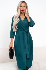 Платье Сандра (изумрудный) -52р-р Р11-1237 Nikol