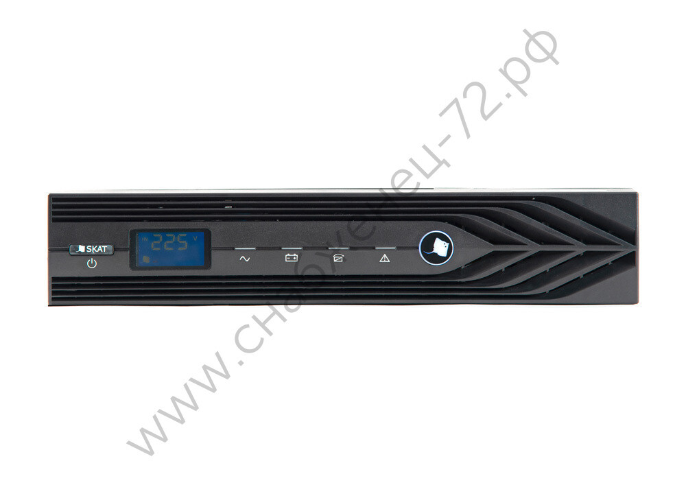SKAT-UPS 1000 RACK ИБП 220В 50/60Гц 900Вт 2 АКБ внешние On-Line синусоида