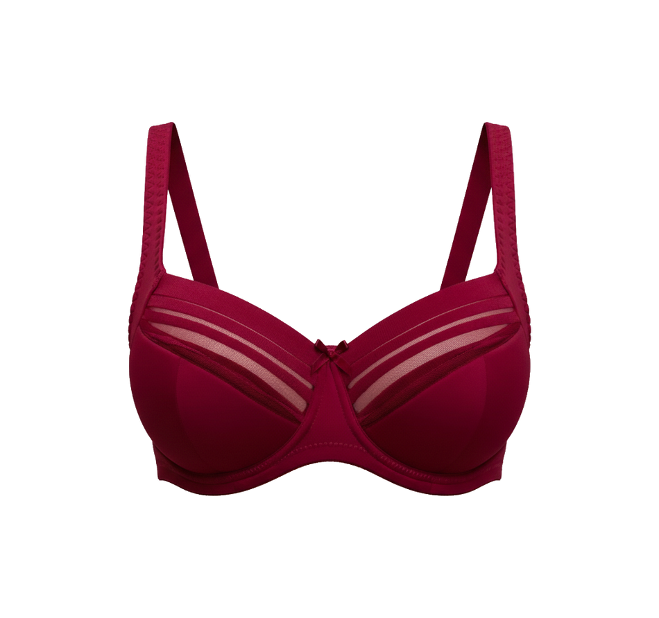 Бюстгальтер OIRO с чашками на спонже и на косточках Lily