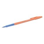 Ручка шариковая STABILO "Liner Pastel", СИНЯЯ, корпус персиковый, узел 0,7 мм, линия письма 0,3 мм, 808FP1041-3