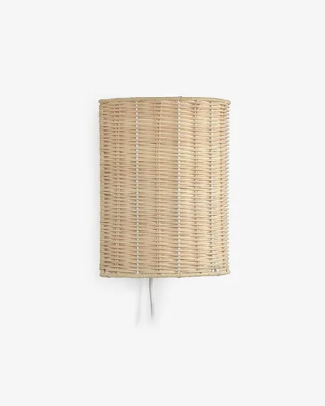Настенный светильник Kimjit из ротанга