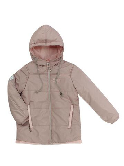 Куртка для девочек "Кими" 28, 110р, св.какао/св.персик