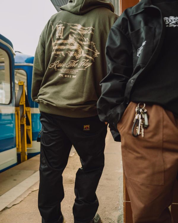 Худи Flag хаки - фото 22