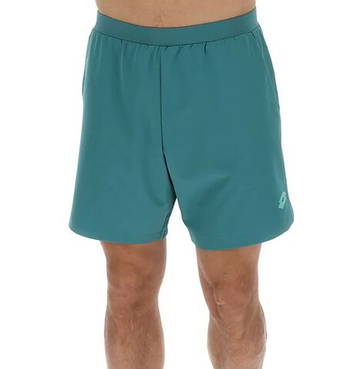 Мужские теннисные шорты Lotto Superrapida VIII - deep dark green