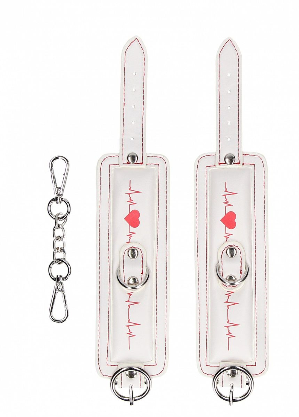 Пикантный BDSM-набор медсестры Nurse Pleasure (Цвет: белый с красным)