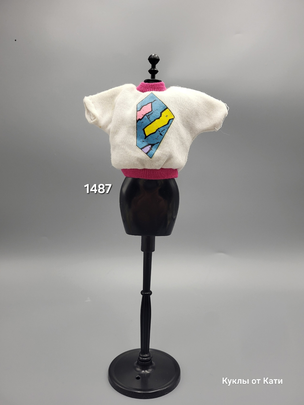 Одежда для куклы Барби винтаж футболка 1487