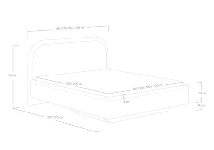Кровать Sandra