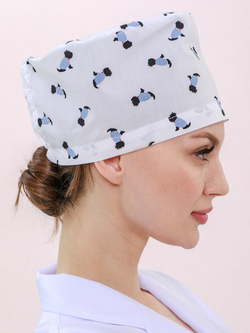 Колпак медицинский К-117 MediS.moda с рисунком