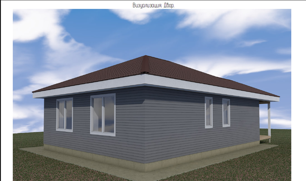 Проект Дома 104,44 кв. м К-151