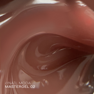 MASTERGEL - 02 NAIL MODA, моделирующий, цветной, 15 г