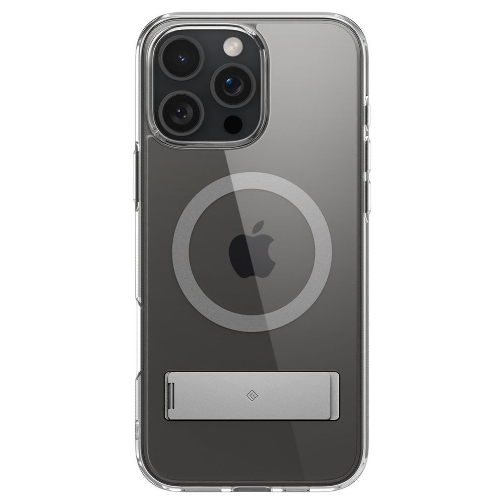 Чехол Spigen Caseology Capella Magsafe Kickstand, clear gray - iPhone 16 Pro