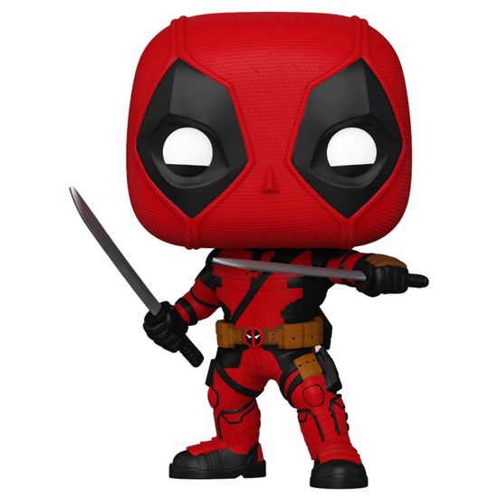 Фигурка Funko POP! Bobble Marvel Deadpool 3 Deadpool (1362) 79766 / Фигурка Фанко ПОП! по мотивам фильма "Дэдпул и Росомаха", Дэдпул. Товар уцененный