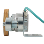 Инкрементальный энкодер INNOCONT D=50мм с мерным колесом L=250мм, контактная поверхность - резина, профиль ребристый, 1имп/0,5мм, 5…30VDC, выход HTL, IP64, -20…+85°C, радиальный кабель 2м