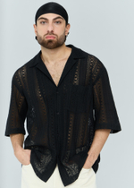 Рубашка из кружева | black lotus