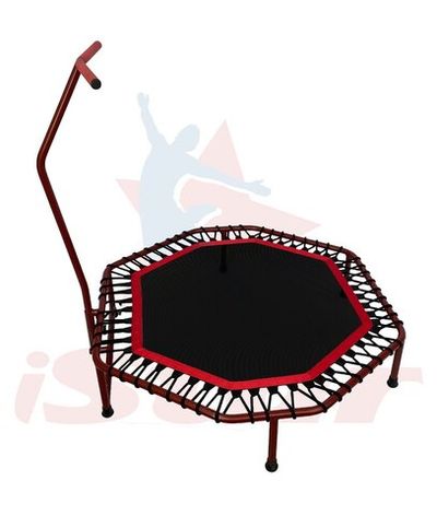 Профессиональный батут для Джампинга - восьмиугольный с ручкой - полотно Permatron