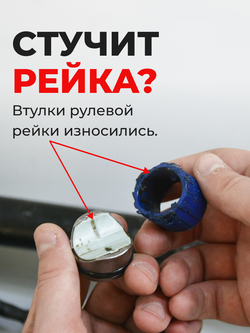 Ремкомплект рулевой рейки для ЭУР Nissan NOTE (I) (2005-2012) (R-25)