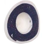 Шляпа женская с широкими полями «TiraMiSu- Адель», микс 5 цветов, р58, ширина полей 13 см