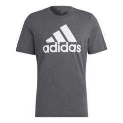 Мужское теннисное поло adidas Big Logo Single Jersey T-Shirt Men - Grey
