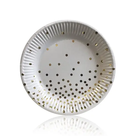 Одноразовая бумажная тарелка