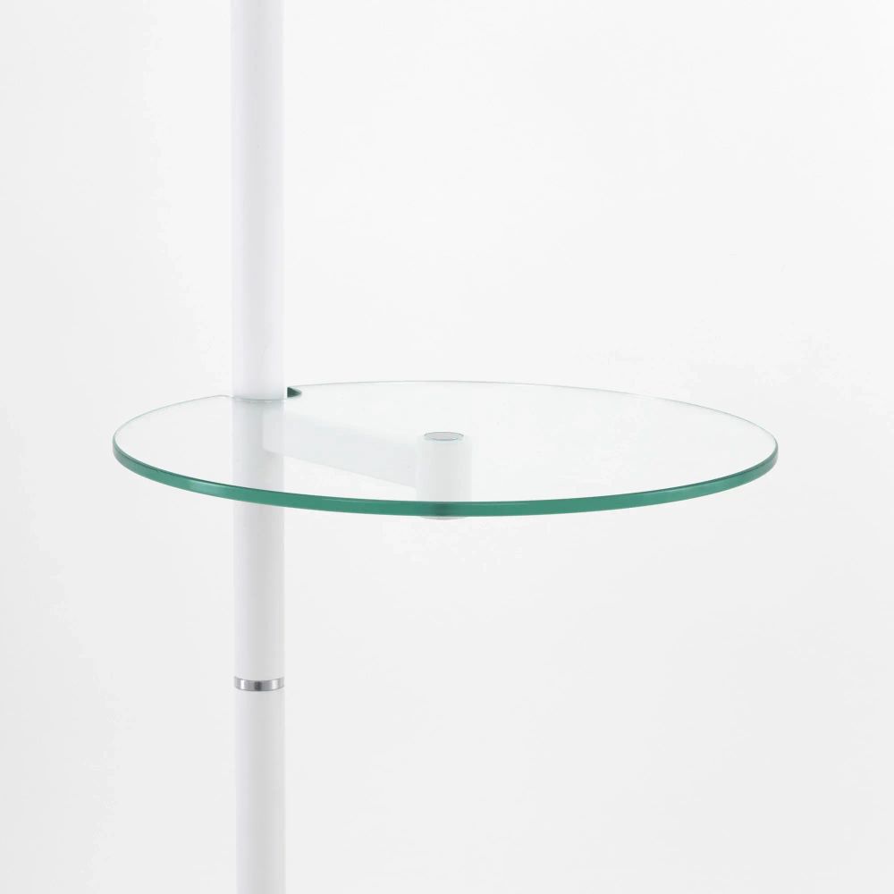 Citilux Батлер CL806010 Торшер со столиком Белый