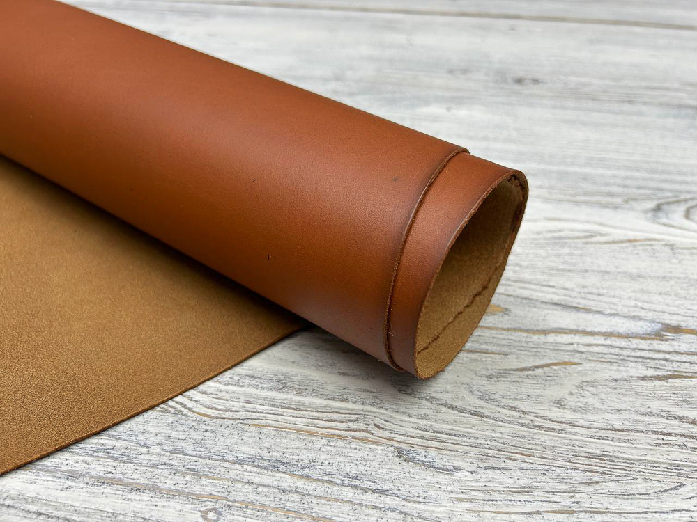 Этруско цв. Коньячный / Etrusco Econom Cognac, толщ. 1,4-1,6 мм, натуральная кожа