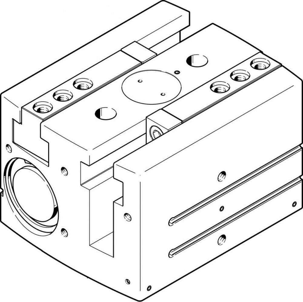 Захват параллельный с большим ходом Festo HGPL-63-60-A-B