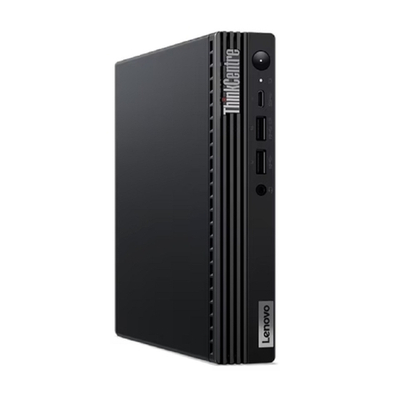 Компьютер Lenovo ThinkCentre M70q Tiny G3 [11T300AQUM] (КЛАВ.РУС.ГРАВ.) Black (i3-12100T/8GB/256GB SSD/DOS/k+m)